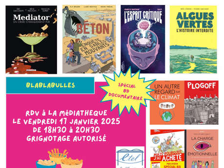 Blablabulles: Bandes dessinées documentaires Le 17 janv 2025