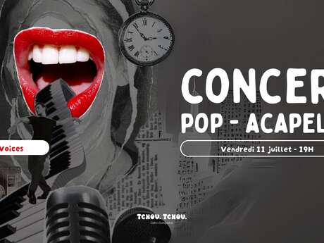 Concert par KnockOff Voices (pop-acapella) - Tchou Tchou Quiberon