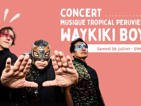 Concert par Waykiki Boys (musique tropical peruvienne) - Tchou Tchou Quiberon