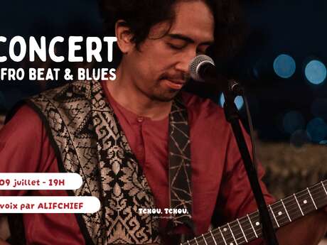 Concert par Alifchief (afro beat & blues) Tchou Tchou Quiberon