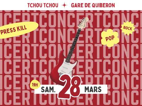 Concert par Press Kill - Tchou Tchou Quiberon