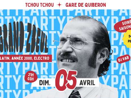 Le Grand Zbeul - Soirée DJ set généraliste + offre saisonniers - Tchou Tchou Quiberon
