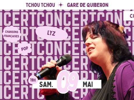 Concert par Lyz (pop, chansons fr) - Tchou Tchou Quiberon