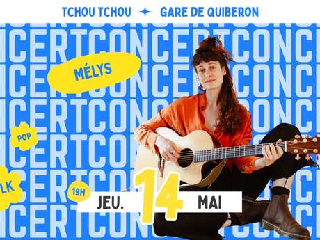 Concert par Mélys (folk-pop) - Tchou Tchou Quiberon