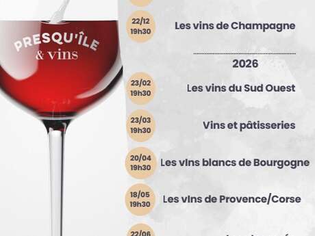 Cours d'oenologie "les accords mets et vins"