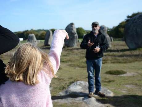 Visite découverte en famille des alignements de Carnac