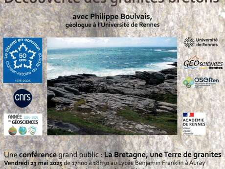 Découverte des granites bretons