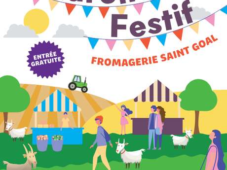 Marché festif à la ferme