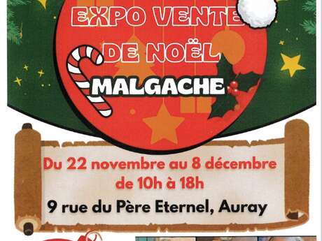 Exposition-vente de Noël malgache
