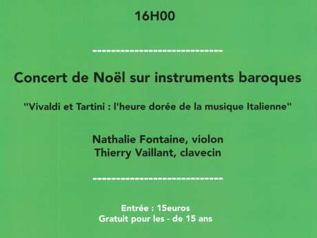Concert de Noël sur instruments baroques