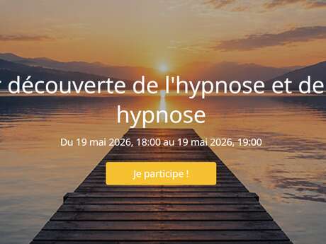 Atelier découverte de l'hypnose et de l'auto hypnose
