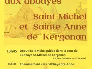 Visites des abbayes de Kergonan