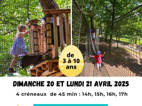 Chasse aux oeufs dans les arbres