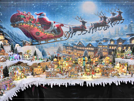 Village miniature de Noël