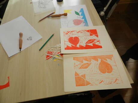 Atelier initiation à la linogravure