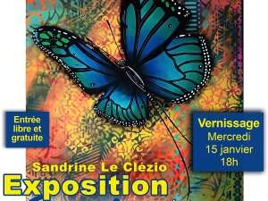 Exposition de peintures de Sandrine Le Clézio