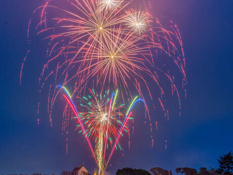 Feu d'artifice de Noël