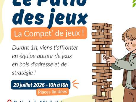 Le patio des jeux - en mode compet'