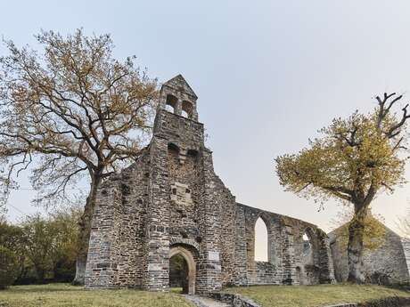 Les vestiges de la chapelle de la Madeleine