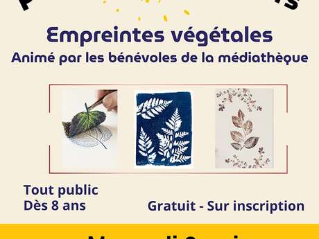 P’tits ateliers créatifs - Empreintes végétales -