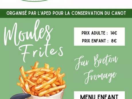 Repas Moules Frites - aout