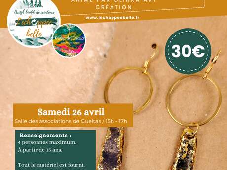 Fabriquer vos boucles d'oreilles Bandine