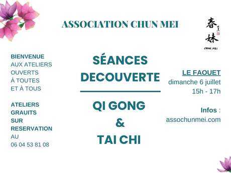 Découverte du Qi Gong, Qi Gong bâton et Tai Chi Chuan