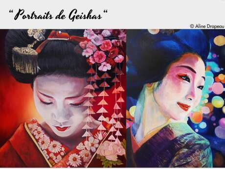 Exposition de peintures : "Portraits de Geishas"