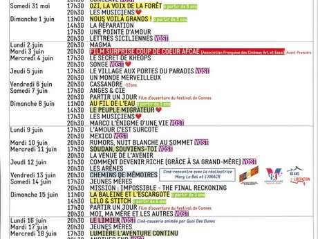 Programmation du cinéma : La Rivière