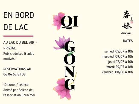 Qi gong au bord du lac