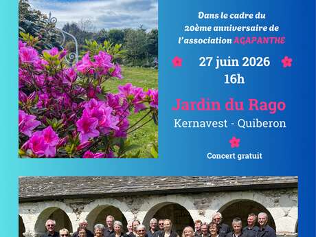 20 ans du Jardin du Ragot : concert Choeur an Alre
