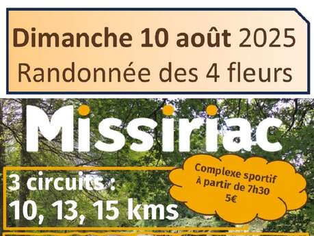 Randonnée pédèstre des 4 fleurs