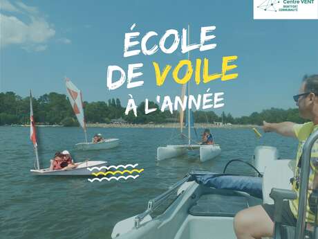 Ecole de voile à l'année - Lac de Trémelin