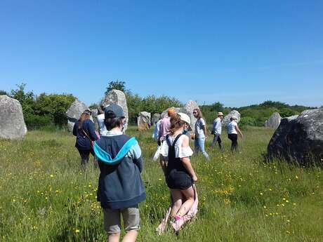 Visite découverte en famille des alignements de Carnac