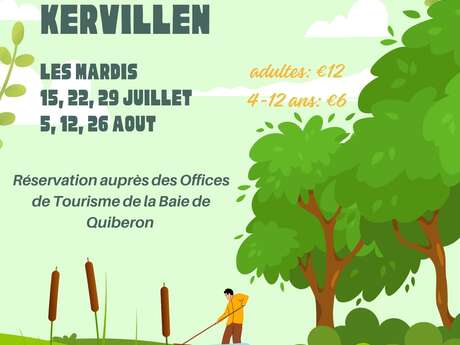 Visite guidée des marais salants de Kervillen