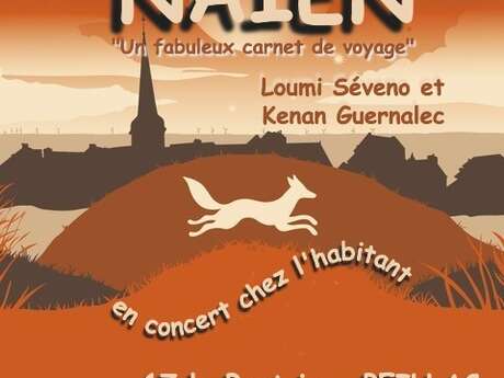 Concert de Naïen chez l'habitant - Festival la Pomme d'Orange