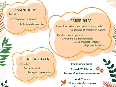 Atelier créatif et éducatif en nature pour enfants
