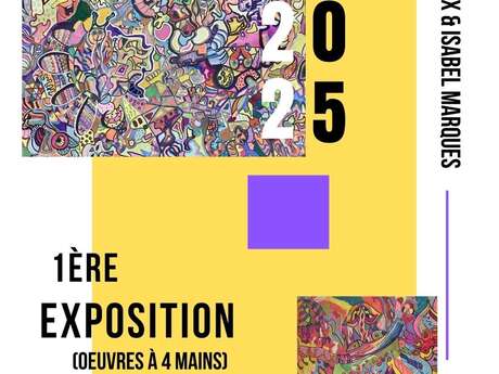 Exposition " Oeuvres à 4 mains "