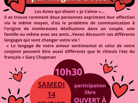 Conférence "Les langages de l'Amour" par Magalie Botté