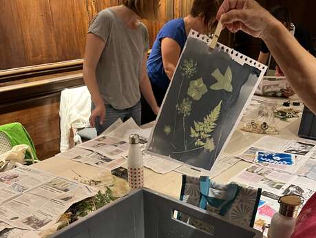 Atelier découverte du cyanotype