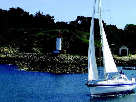 Navigation à la voile vers les îles