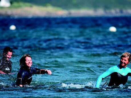 Marche aquatique sur les plages du Morbihan