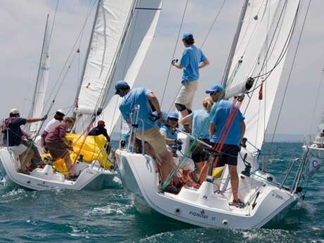 Régates d'entreprises en Baie de Quiberon avec Yellow impact Sailing