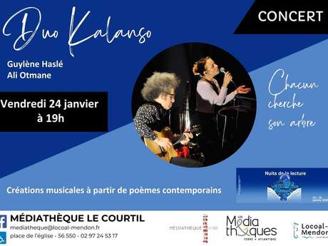 Concert: Duo Kalanso Le 24 janv 2025