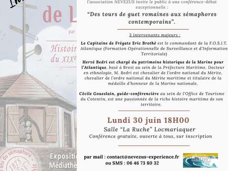 Conférence débat sur l'extraordinaire histoire des sémaphores