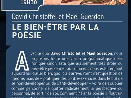 Festival "Et Dire Et Ouïssance" - Rencontre poétique