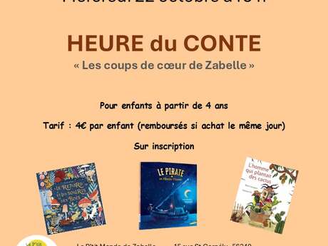 Heure du conte "Les coups de coeur de Zabelle"