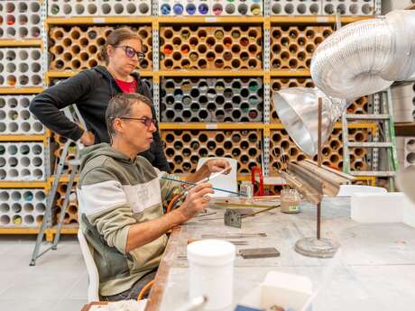 Stage à l'atelier l'Âge du verre