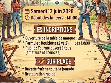 Concours de pétanque, 2ème édition, à Saint Thurial !