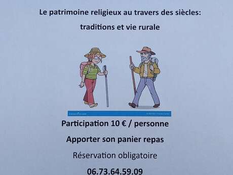 Randonnée pédestre semi nocture : le patrimoine religieux au travers des siècles